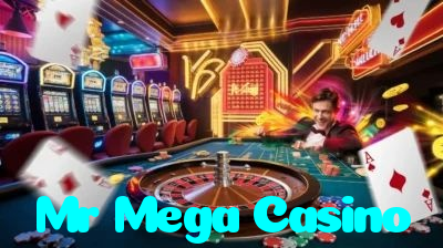 Mr Mega Casino casino presented on mobile device in Pakistan with slots and live games